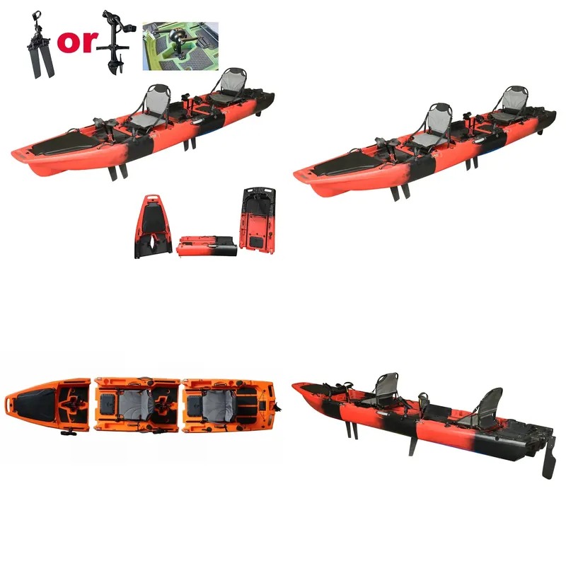 Fishing Kayak Pedal Drive - Kayak de pêche modulaire en plastique