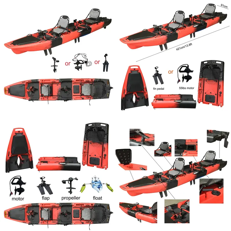 Fishing Kayak Pedal Drive - Kayak de pêche en gros de