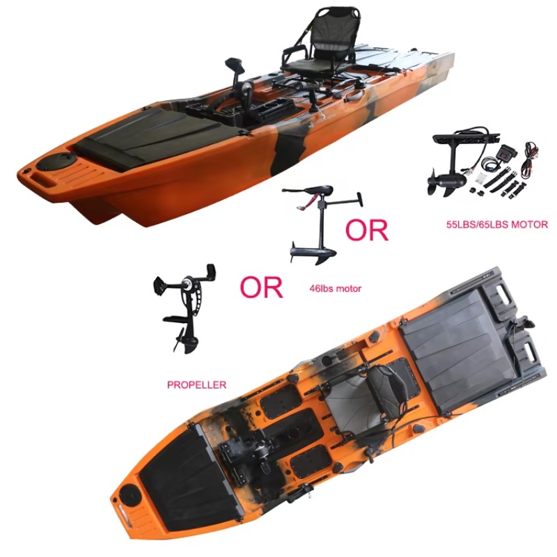 Fishing Kayak Trolling Motor - Kayak individuel Vicking 12,6 pieds avec