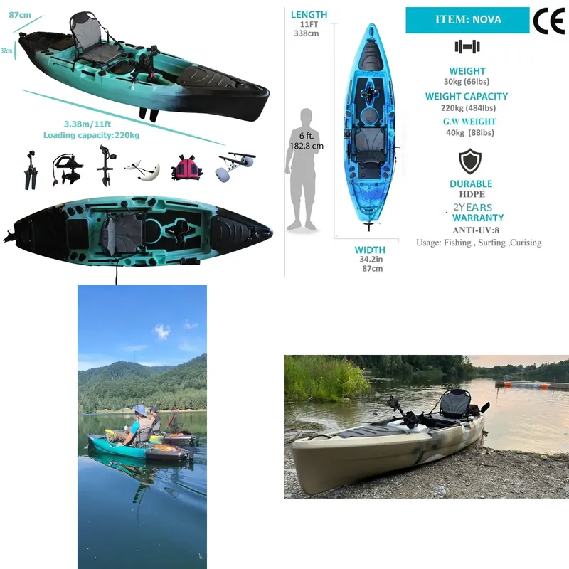 Fishing Kayak Pedal Drive - Kayak à pédales Flap Drive 11