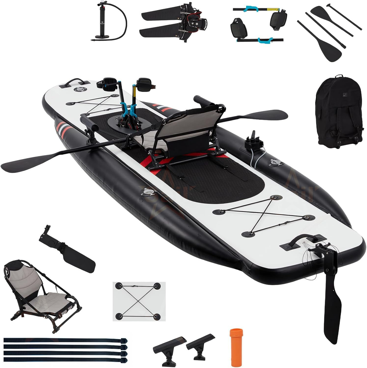 Kayak à pédales gonflable de h - Fishing Kayak Pedal Drive avis et prix