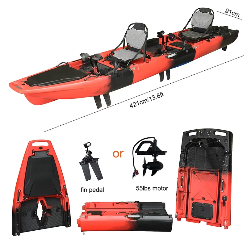 Kayak de pêche en gros de 14 p - Fishing Kayak Pedal Drive avis et prix