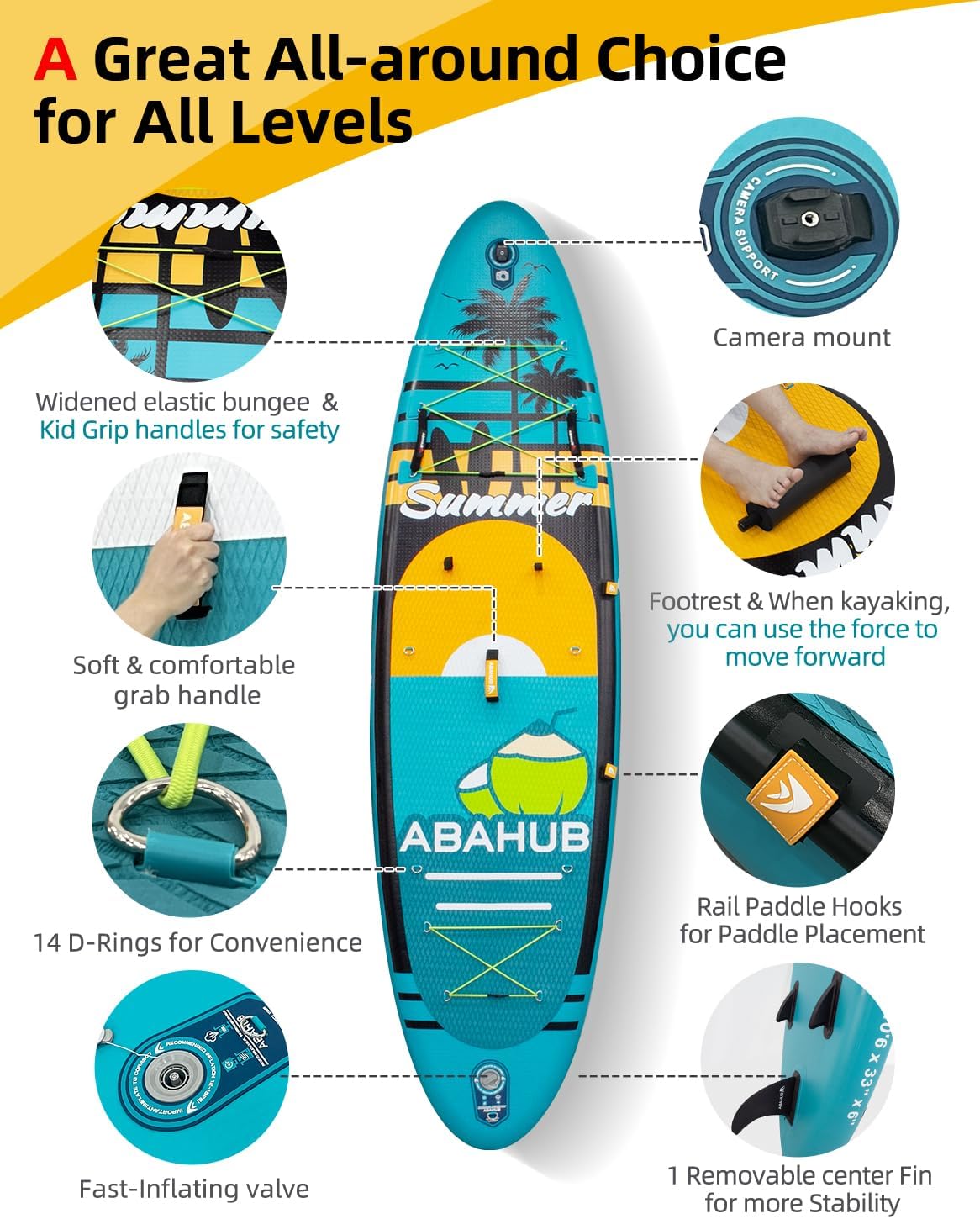 Planche de paddle gonflable la - Fishing Kayak Paddle avis et prix