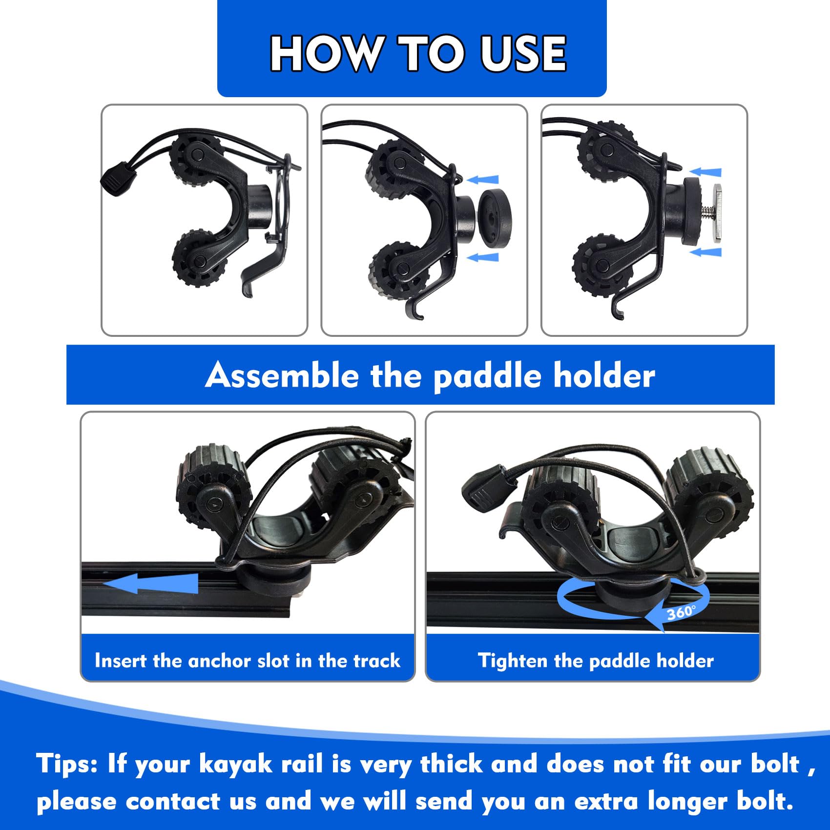 Support de pagaie de Rail de K - Fishing Kayak Rod Holder avis et prix