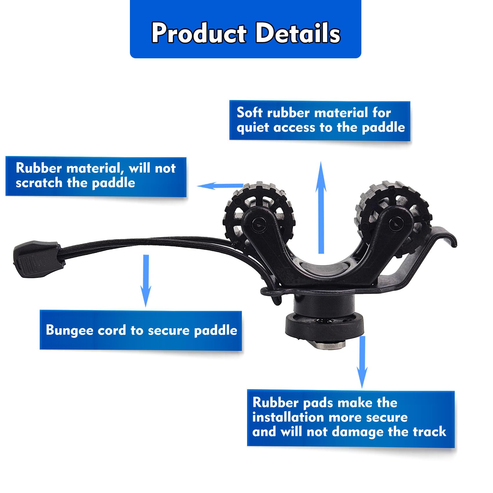 Support de pagaie de Rail de K - Fishing Kayak Rod Holder avis et prix