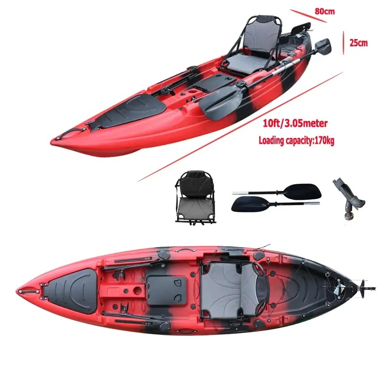 Kayak de pêche monoplace de 10 - Fishing Kayak Paddle avis et prix
