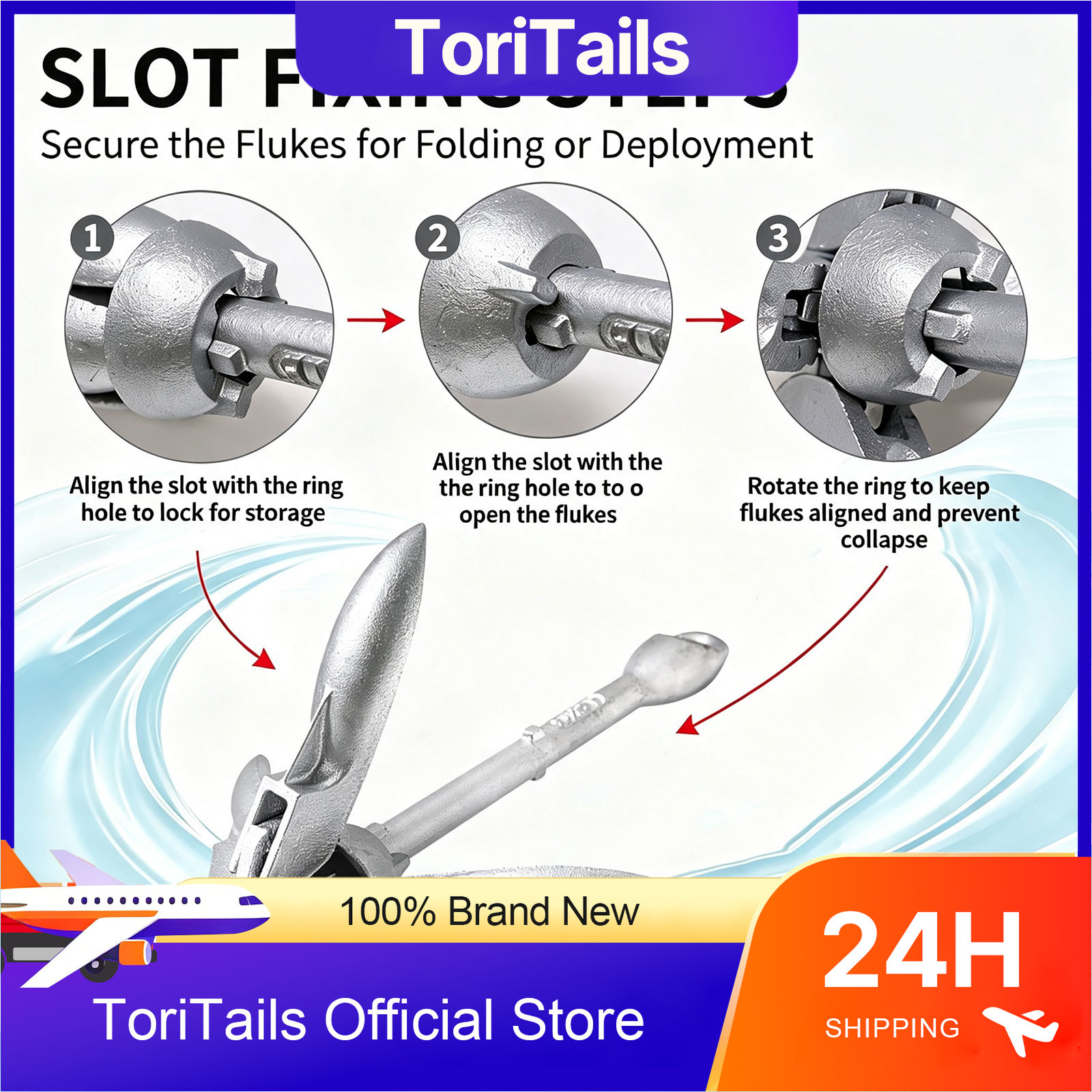 Ancre de bateau pliable KOETSU - Fishing Kayak Anchor avis et prix
