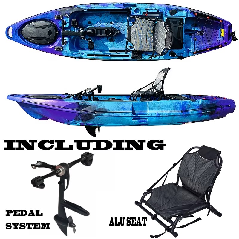 Kayak de pêche en mer professi - Fishing Kayak Sit In avis et prix