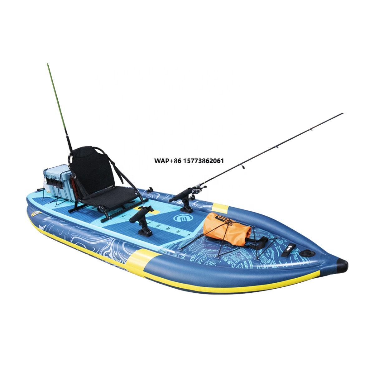 Kayak de pêche gonflable à tro - Fishing Kayak Rod Holder avis et prix