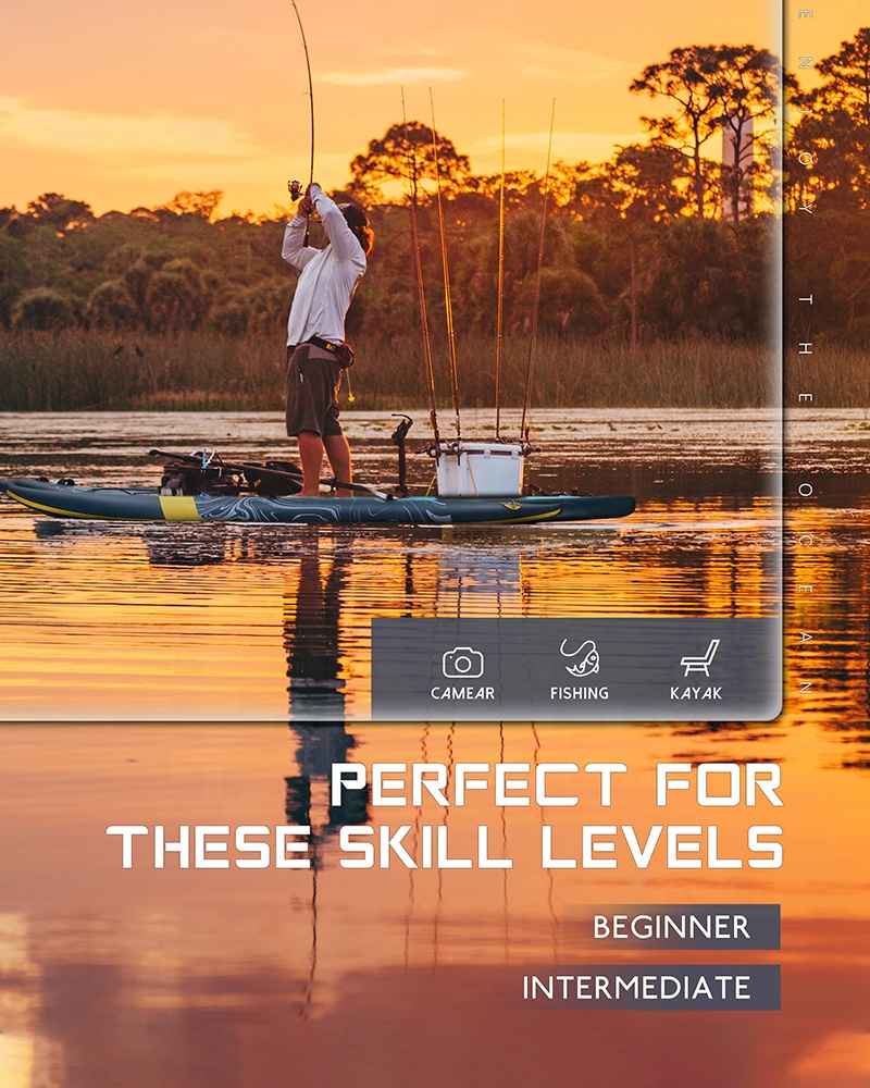 Kayak de pêche gonflable à tro - Fishing Kayak Rod Holder avis et prix